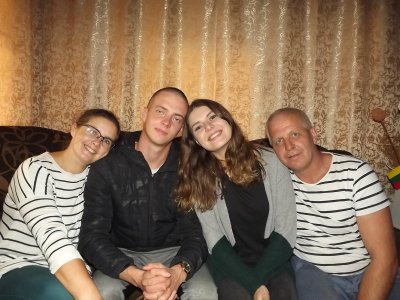 Vytautas Misevičius su šeima
