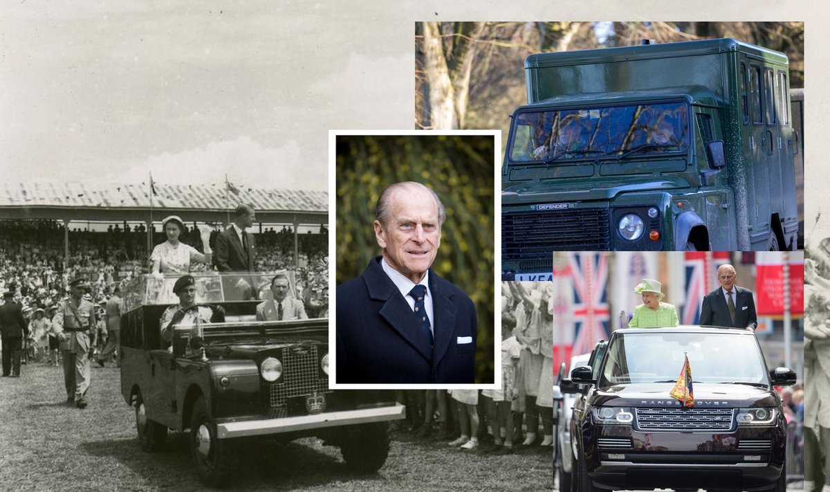 Princas Philipas pageidavo į paskutinę kelionę būti vežamas "Land Roveriu"/ Foto: Scanpix ir Vida Press
