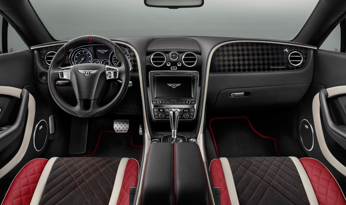 "Bentley Continental Supersports" interjeras