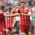 „Bayern“ ekipai pergalę Brėmene lėmė R. Lewandowskio dublis