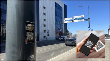 Miestuose pastebimi keisti QR kodai: vieną pranešimą jau tiria ir Vilniaus policija