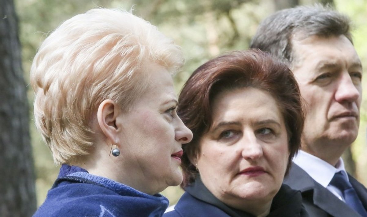 Dalia Grybauskaitė, Loreta Graužinienė ir Algirdas Butkevičius
