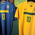 Nauji Brazilijos futbolo rinktinės marškinėliai - iš perdirbtų plastikinių butelių