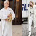 8 būdai, kaip įspūdingai atrodyti su baltais drabužiais žiemą