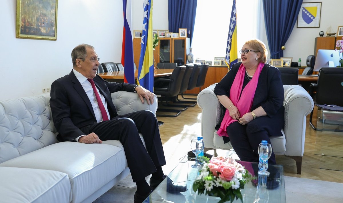 Sergėjaus Lavrovo vizitas Bosnijoje ir Hercogovinoje