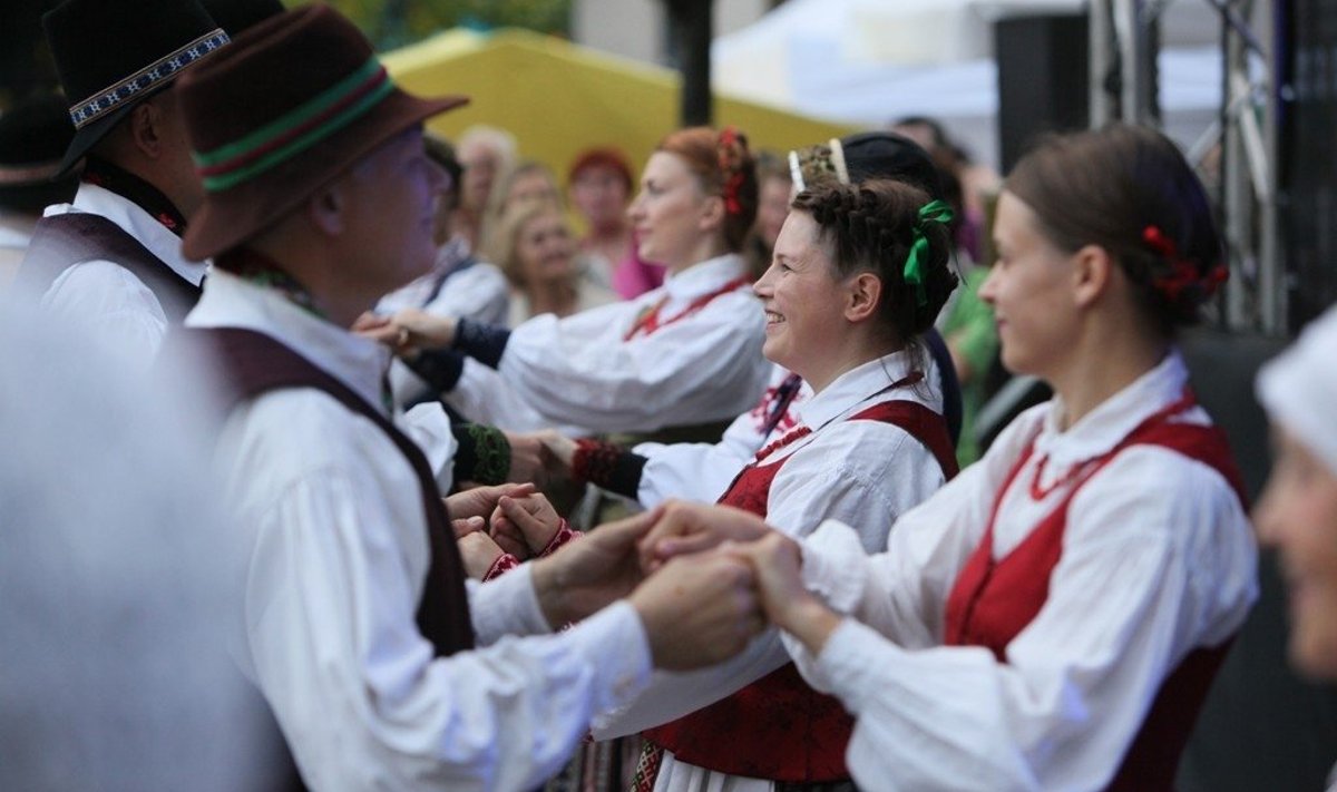 Studentų folkloro festivalis "O kieno žali sodai" (LLKC nuotr.)