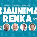 Jaunimo debatų su politinių partijų lyderiais #jaunimasrenka transliacija