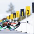 Pasaulio biatlono taurės antrojo etapo estafetėje Lietuvos vyrai buvo devyniolikti