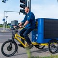 IKEA Vilniuje išbando žaliąjį pristatymą – į gatves išrieda pirmasis pasaulyje saulės energijos varomas krovininis dviratis