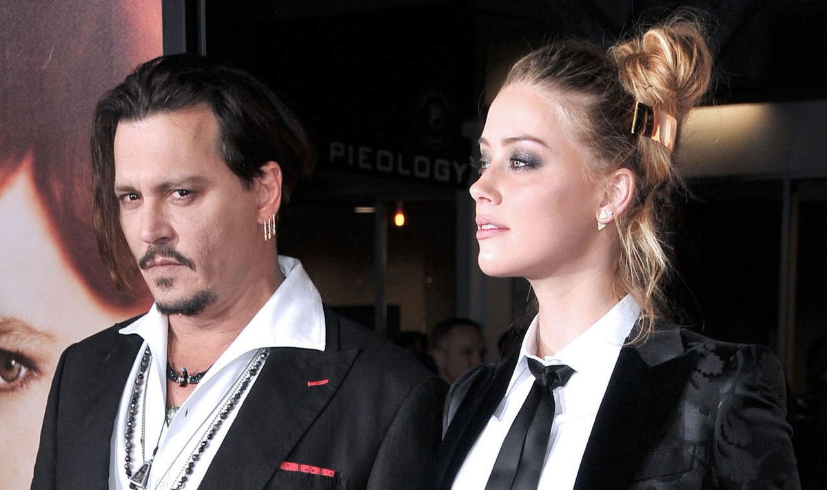Amber Heard ir Johnny Depp