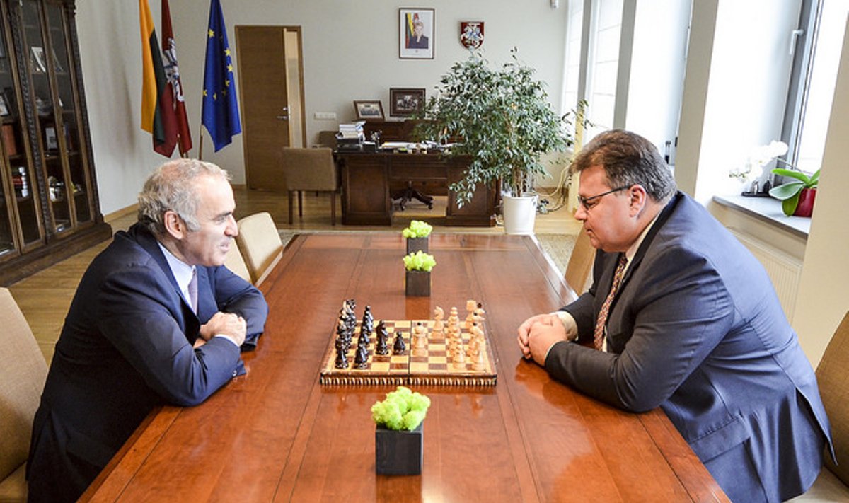 Linas Linkevičius, Garis Kasparovas