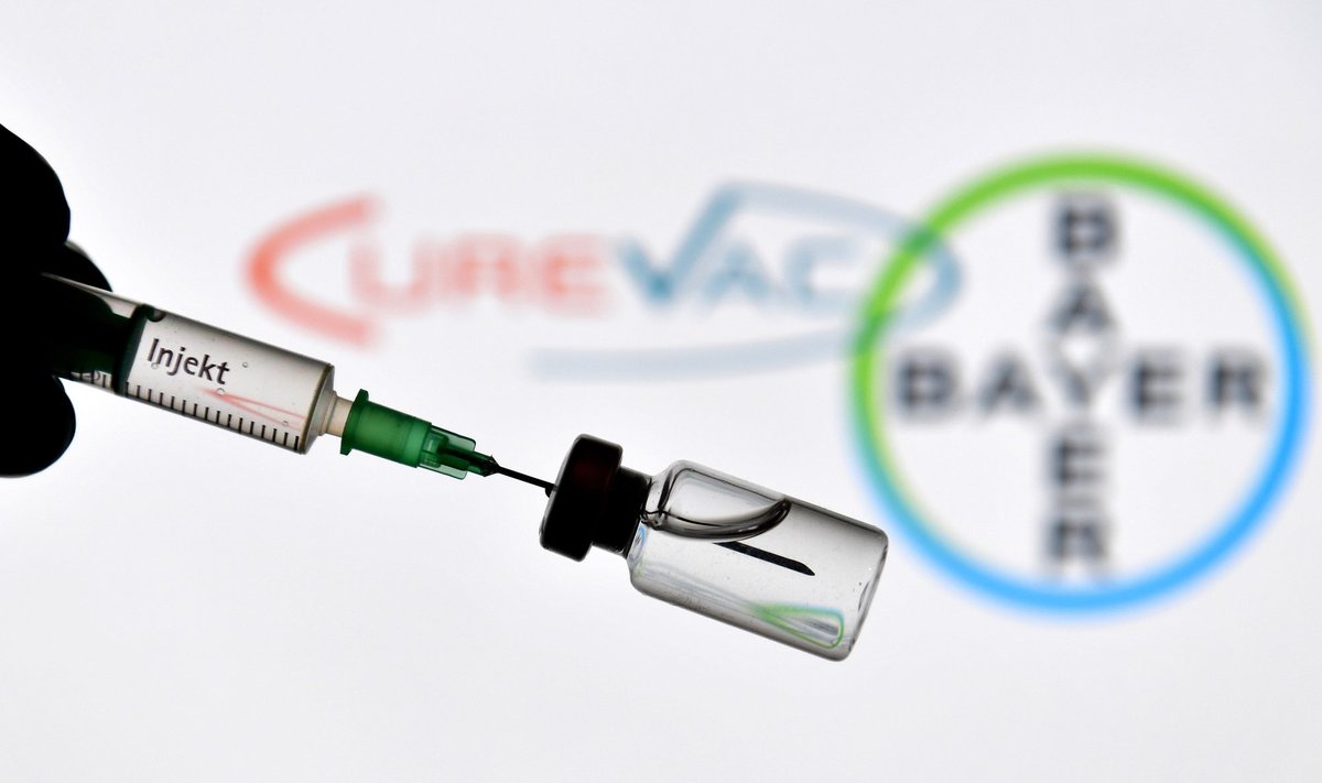 „CureVac“ ir „Bayer“ jungia jėgas vystant kandidatę į COVID-19 vakciną „CVnCoV“