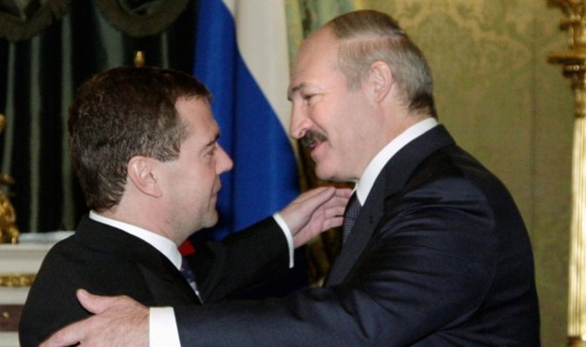 D.Medvedevas ir A.Lukašenka