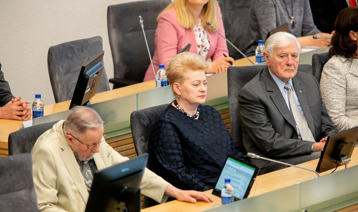 Vytautas Landsbergis, Dalia Grybauskaitė, Valdas Adamkus