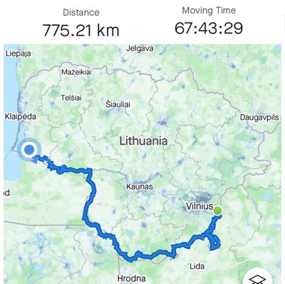 Ž. Maurico kelionė palei pietinę Lietuvos sieną
