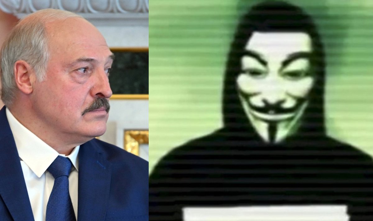 Anonymous skelbia kibernetinį karą Baltarusijai