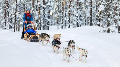 Laplandija stebina įspūdinga gamta ir gausa žiemos pramogų