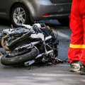 Tragiška avarija Rokiškio r. – į elektros stulpą atsitrenkė motociklas, įvykio vietoje žuvo vairuotojas