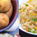 Ką valgyti sveikiau: ryžius ar bulves?