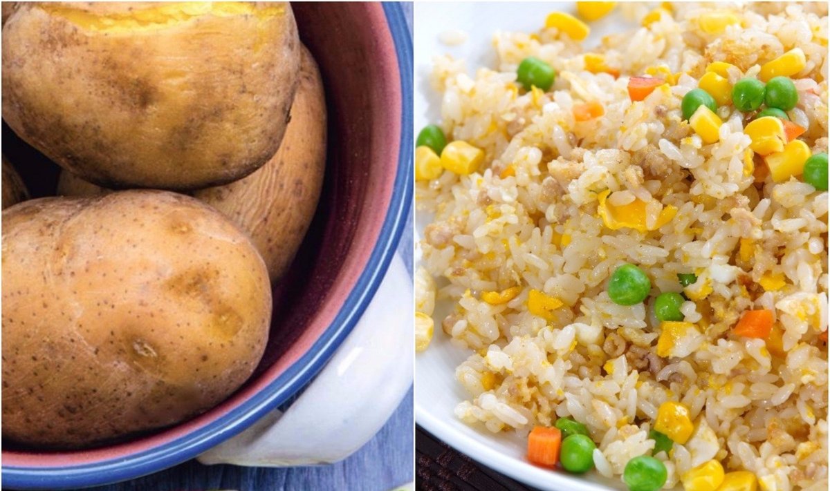 Bulvės vs ryžiai