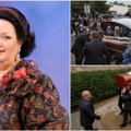 Primadonos Montserrat Caballe laidotuvėse – karalienė ir politikos lyderiai