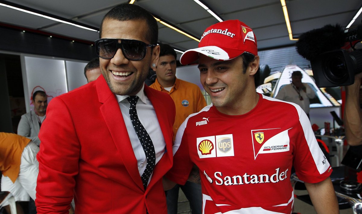 Dani Alvesas ir Felipe Massa