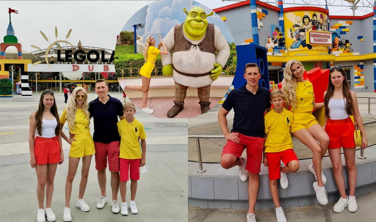 Ingos ir Aivaro Stumbrų šeima apsilankė Dubajuje