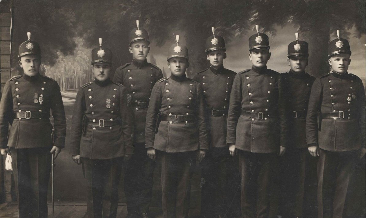 Viešosios policijos pareigūnai 1930-aisiais, S. Andriušio archyvo nuotr.