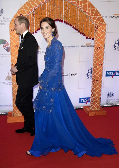 Kate Middleton ir princas Williamas Indijoje