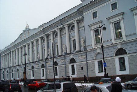 Национальная библиотека в Санкт-Петербурге (фото А.Пацявичюса)