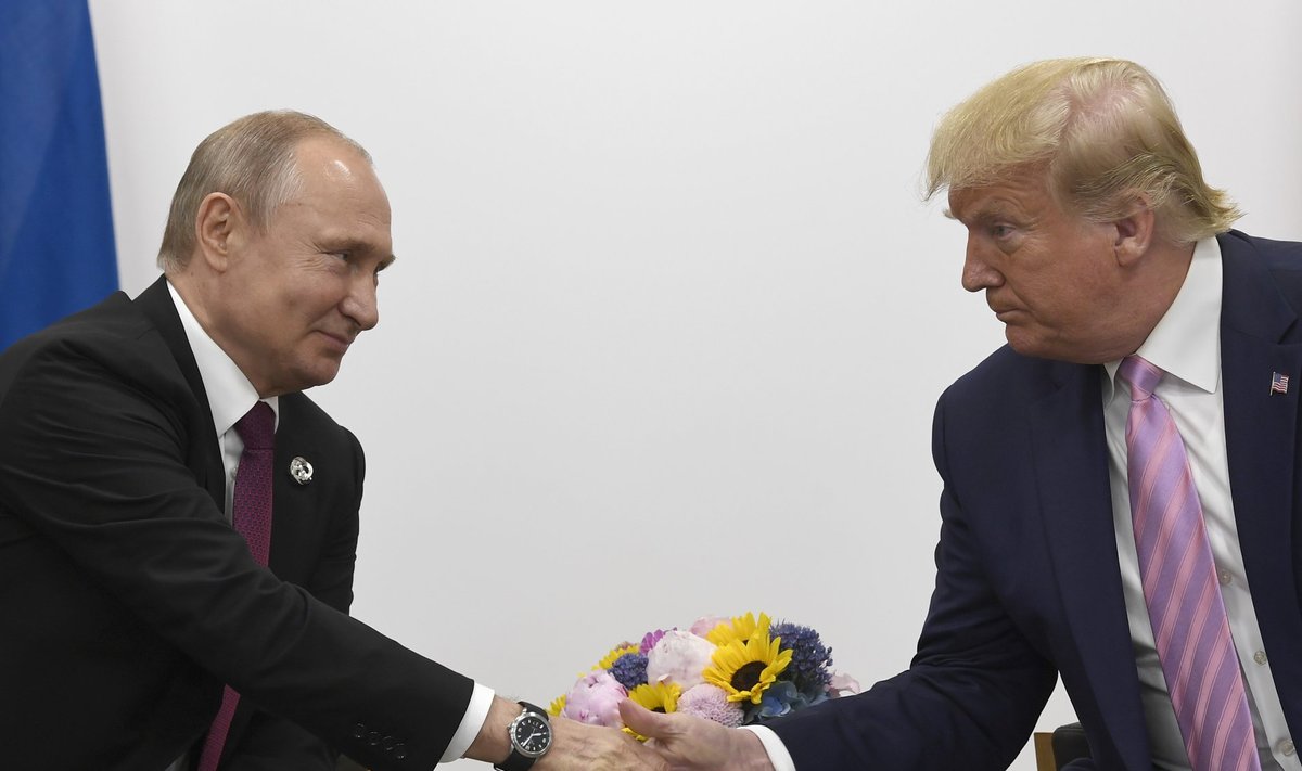 Donaldas Trumpas ir V. Putinas