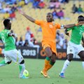 Afrikos Nacijų taurės turnyre - dramatiškos Dramblio Kaulo Kranto ir Tuniso rinktinių pergalės