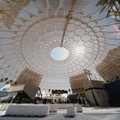 „EXPO 2020“ Lietuvos paviljono akcentas – ažūrinė medinė fasado konstrukcija su integruota saulės elektrine