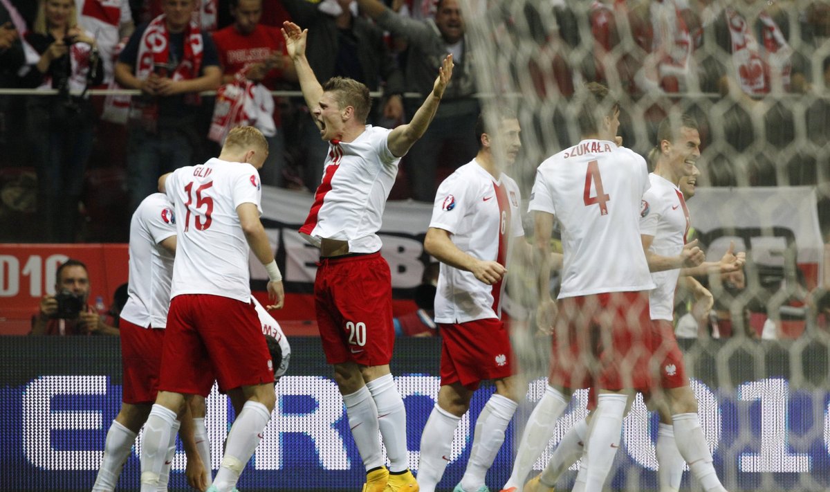 Lenkijos futbolininkų triumfas