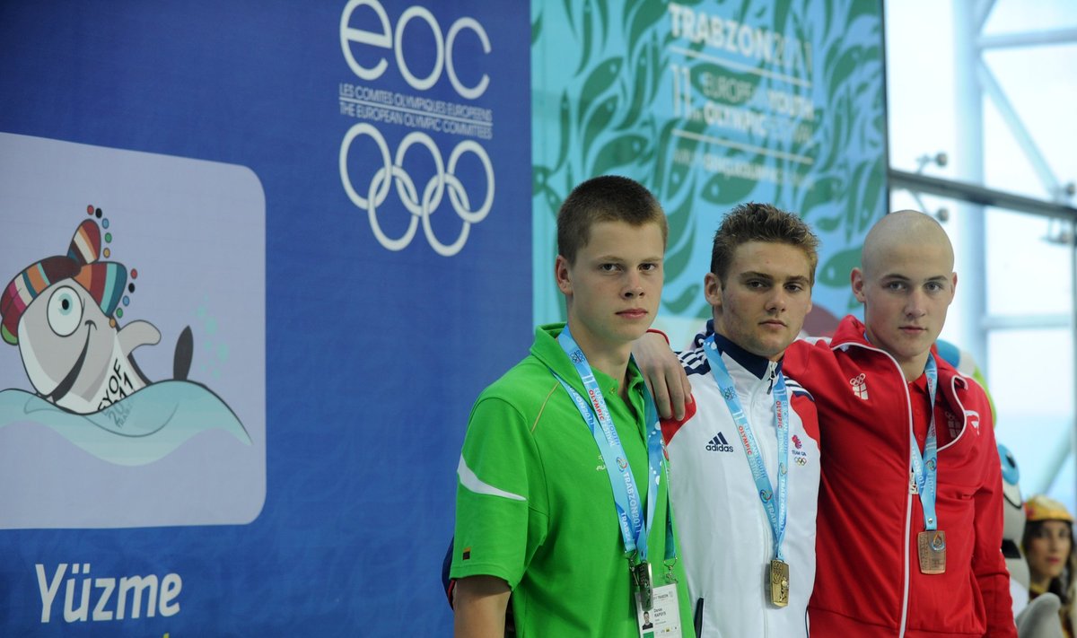Danas Rapšys (kairėje) iškovojo sidabro medalį