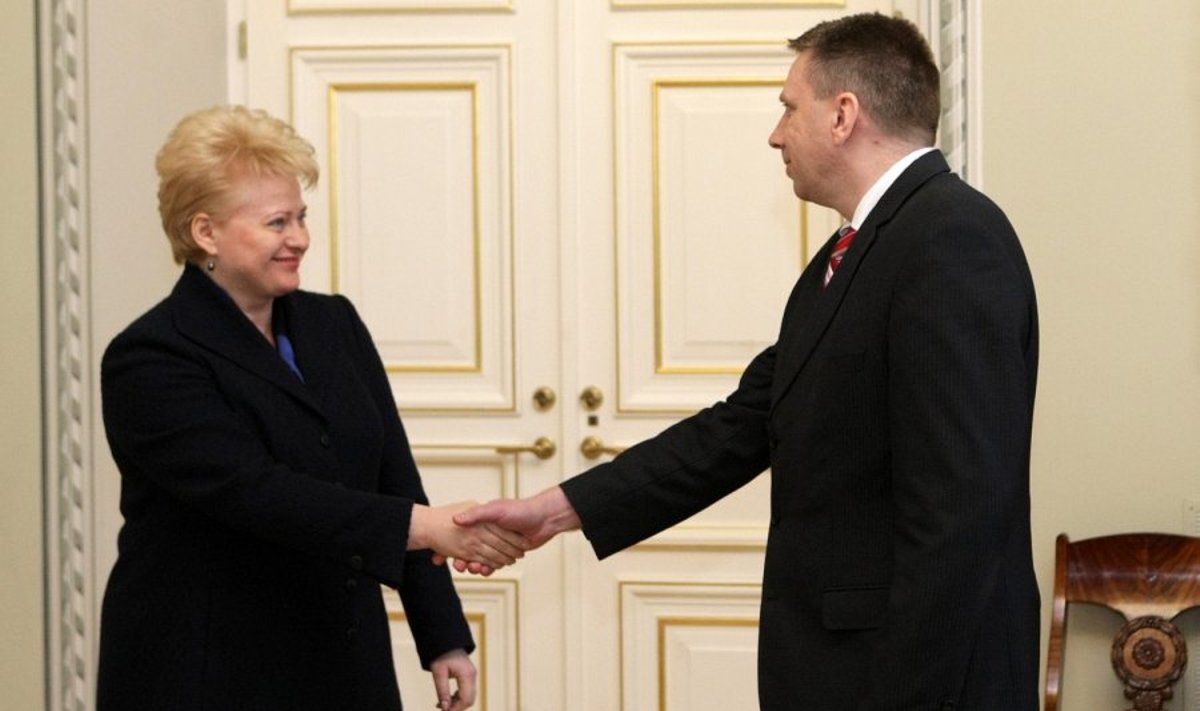 Dalia Grybauskaitė ir Darius Valys