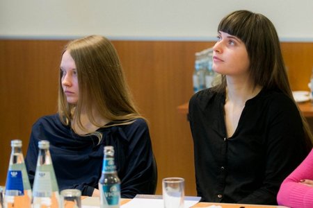 "Tušti narvai" vadovė Gabrielė Vaitkevičiūtė (kairėje)