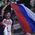 Rusai – patenkinti: pilnas „Maracana“ stadionas nenušvilpė Rusijos olimpiečių ir jų vėliavos
