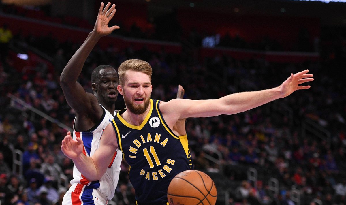 NBA: Pacers pergalė prieš Pistons Detroite