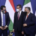 Salvini, Orbanas ir Morawieckis sutarė dėl naujos jėgos Europos Parlamente kūrimo