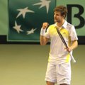 Teniso turnyre Prancūzijoje dėl vietos ketvirtfinalyje L. Grigelis varžysis su rumunu