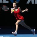„Australian Open“ pusfinalyje reitingo lyderė Halep susigrums su vokiete