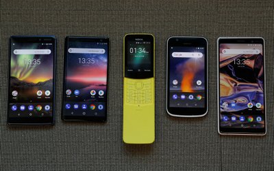 Nokia 6, Nokia 8 Sirocco, Nokia 8110, Nokia 1 ir Nokia 7 Plus