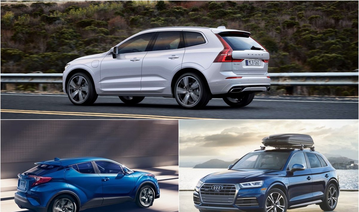 "Volvo XC60"/"Toyota C-HR"/"Audi Q5"