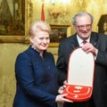 Prezidentė su Maltos ordino vadovu apsikeitė apdovanojimais