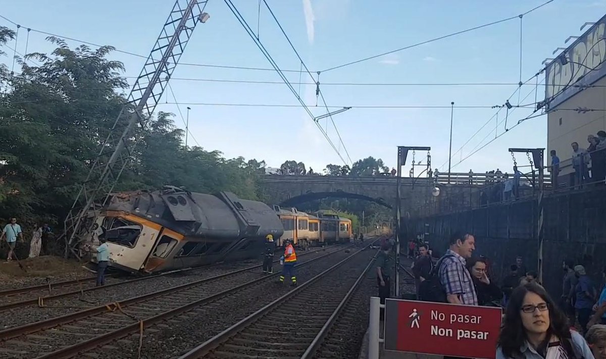 Traukinio avarija Ispanijoje