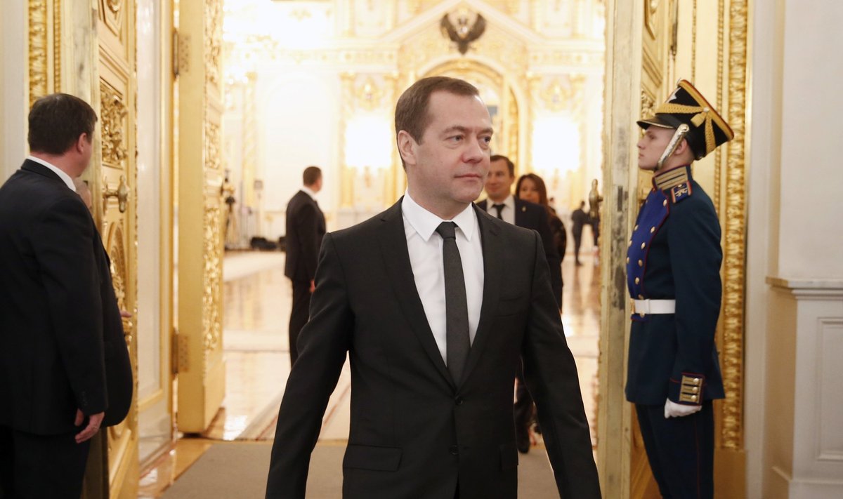 D. Medvedevas atėjo į V. Putino metinį pranešimą