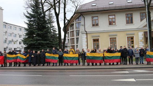 Pernai visą Lietuvą sužavėjusią akciją tauragiškiai pritaikė karantino sąlygoms