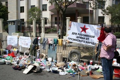 Protesto akcija prie Rusijos ambasados