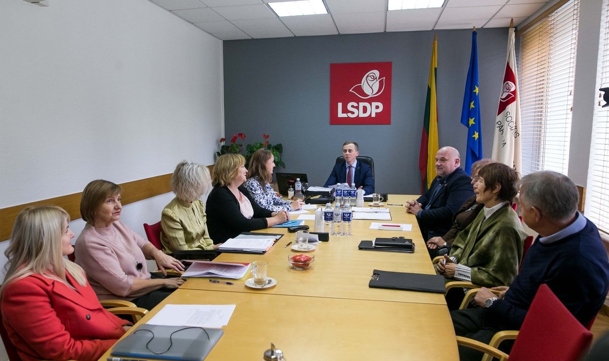 The Ethics and Procedures Commission of the Lithuanian Social Democratic Party on 7 October